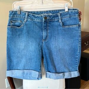 Comfy Denim Bermuda Shorts